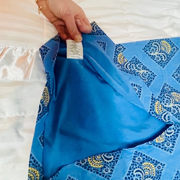 Veronica Beard Troye linen skirt set Sz 4 - Picture 6 of 7